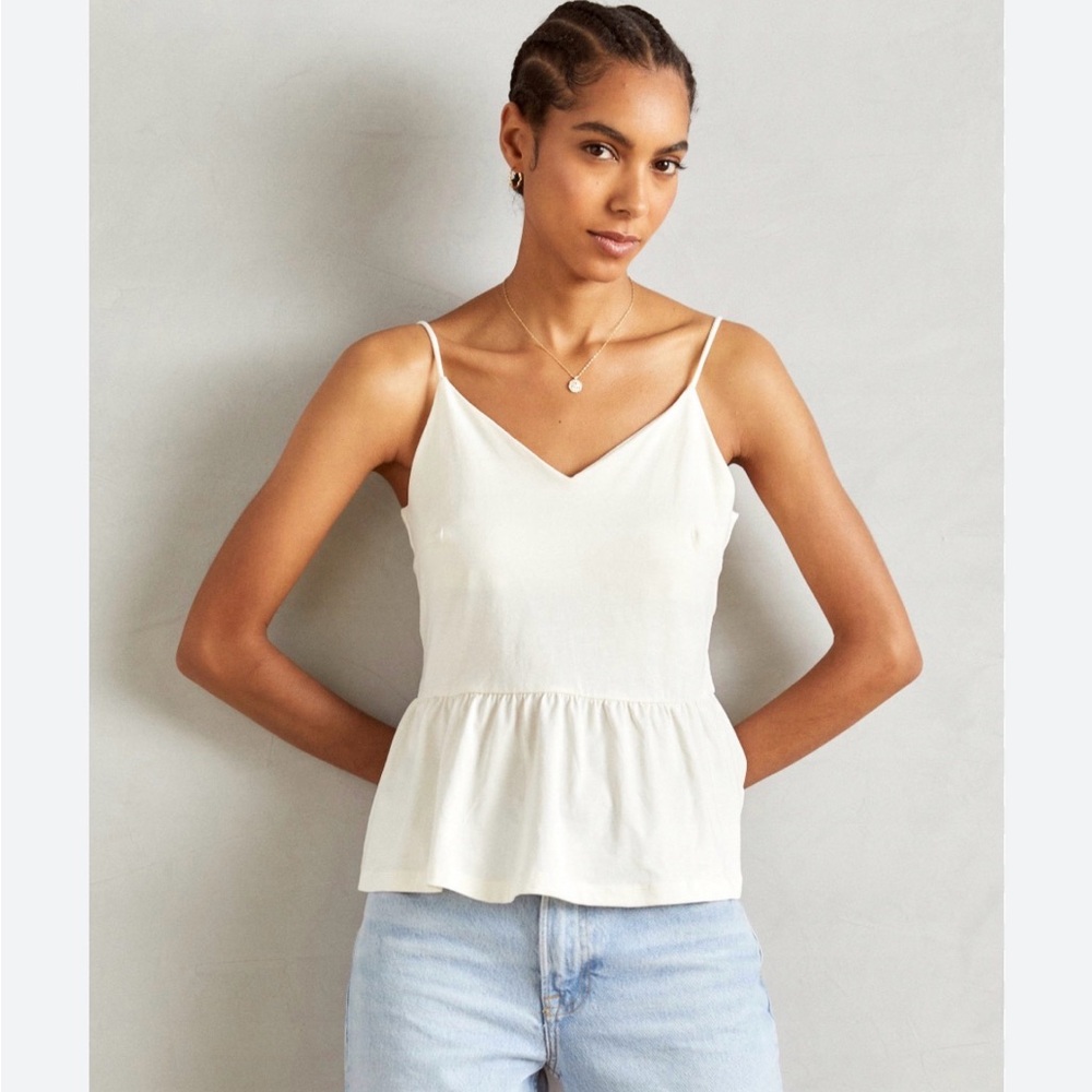 Anna Field Petite white cami tank